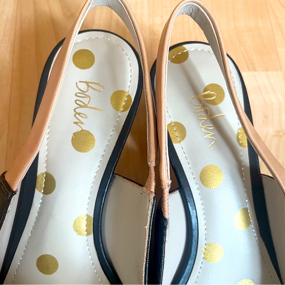 Boden Black kitten heels EU 38 or US 7 - Picture 3 of 7